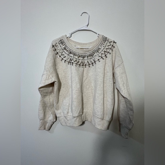 Maeve Embellished Collar Pullover - Picture 6 of 8